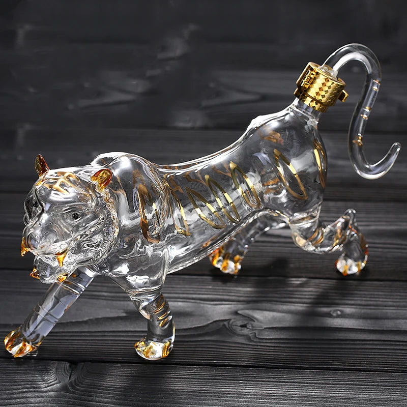 Tiger Glass Decanter