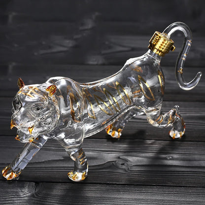 Tiger Glass Decanter