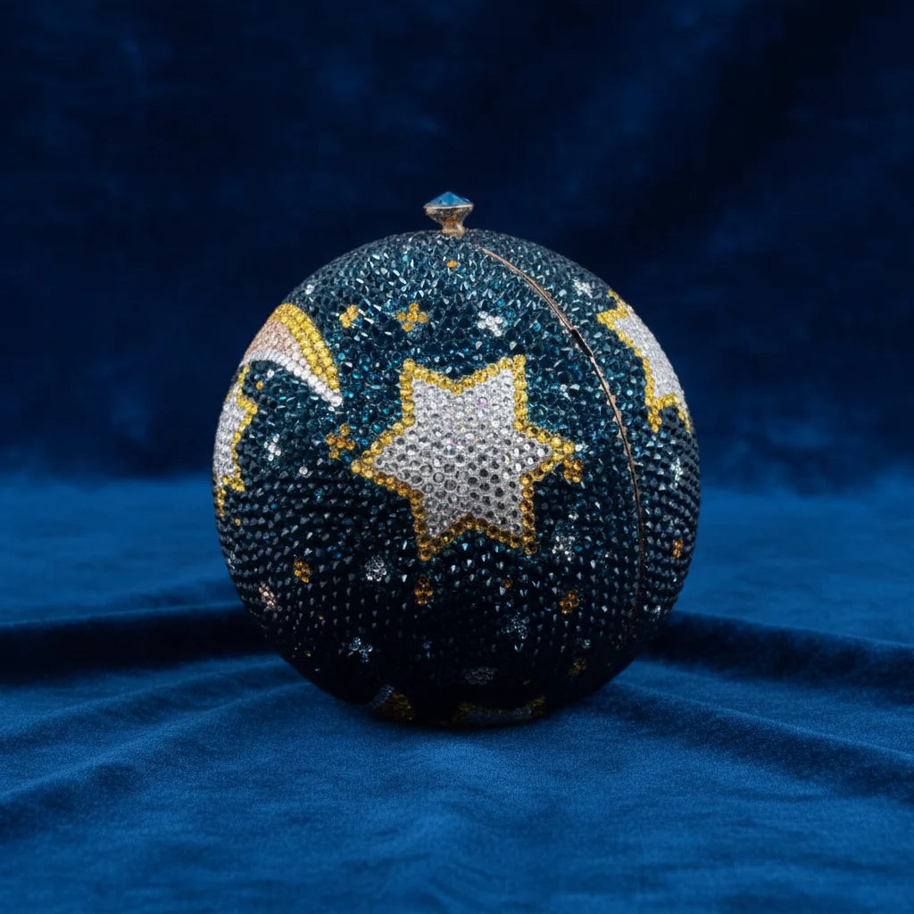 Celestial Sphere Rhinestone Bag
