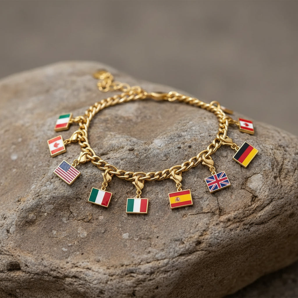 Travel Charm Bracelet