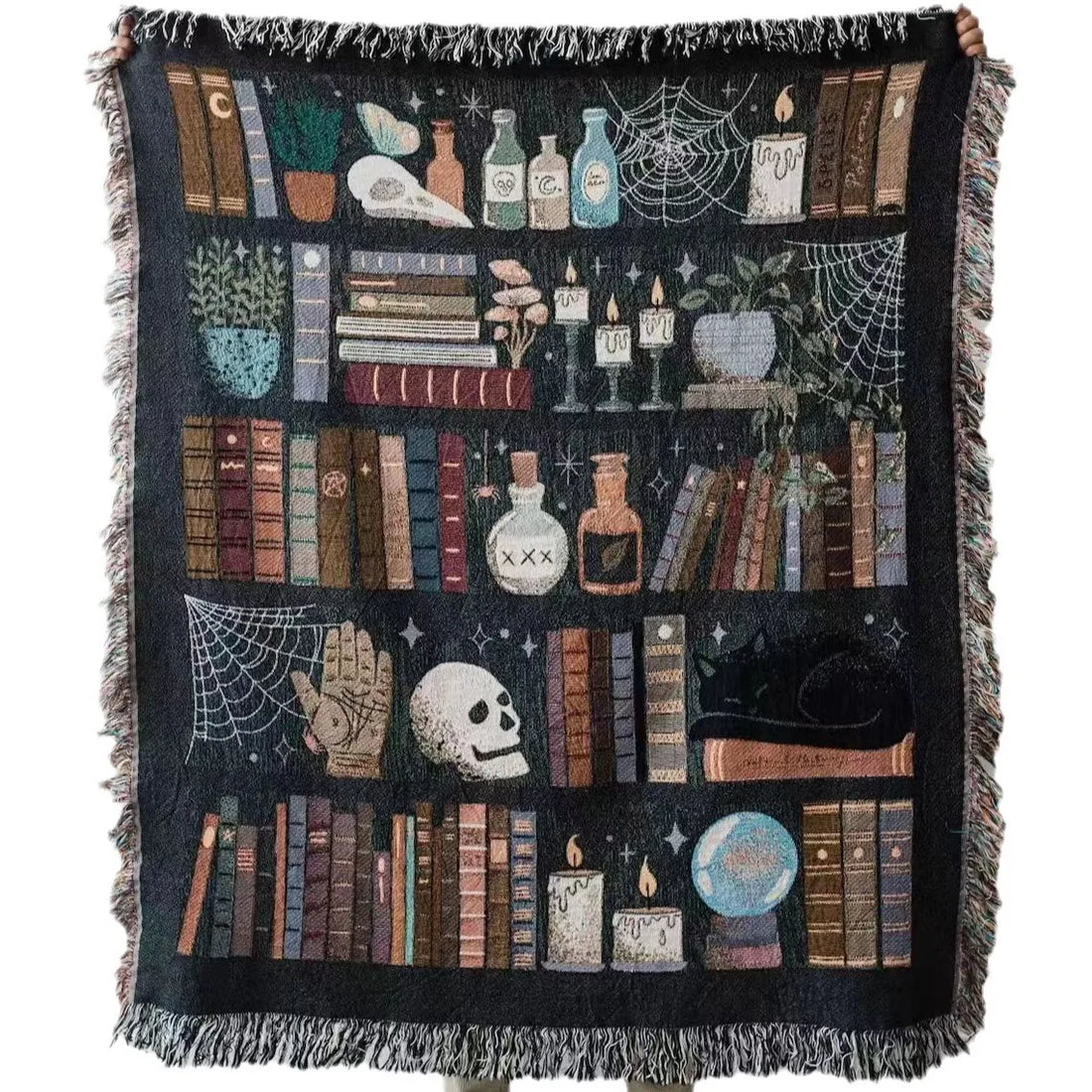 Witchcraft Tapestry Throw - Floral Fawna