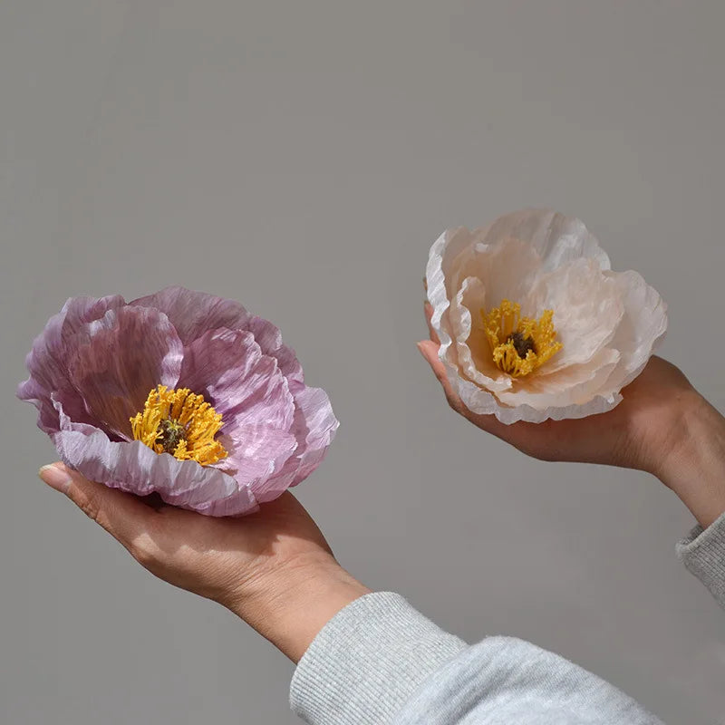 Artificial Poppy Flower Head