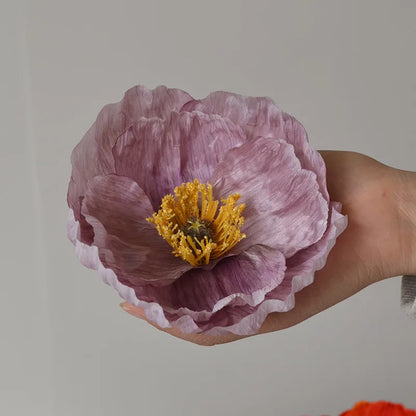Artificial Poppy Flower Head