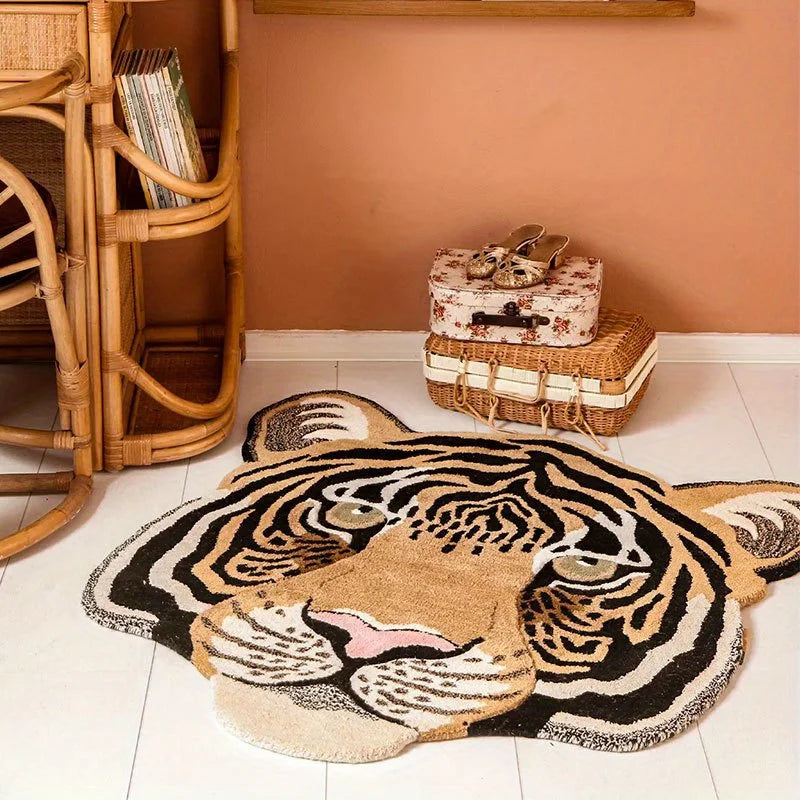 Big Cat Face Mat