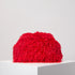 Oversized Faux Feather Clutch Bag - Floral Fawna