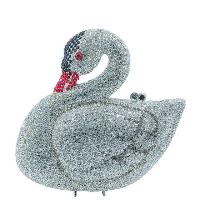 Flamingo Crystal Clutch