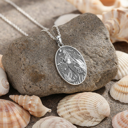 Sterling Silver Mermaid Necklace