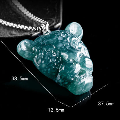 Jade Leopard Necklace