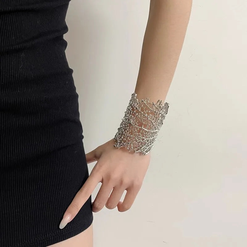 Coral Open Bracelet