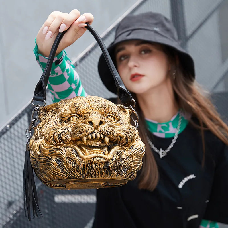 3D Tiger Head Bag