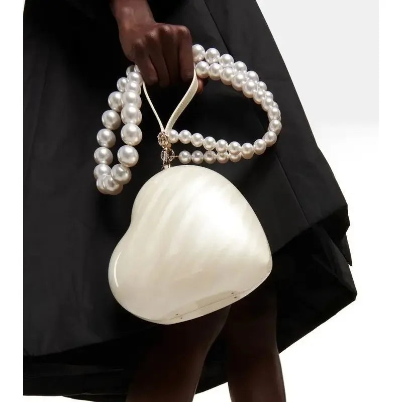 Heart Shaped Marble Bag