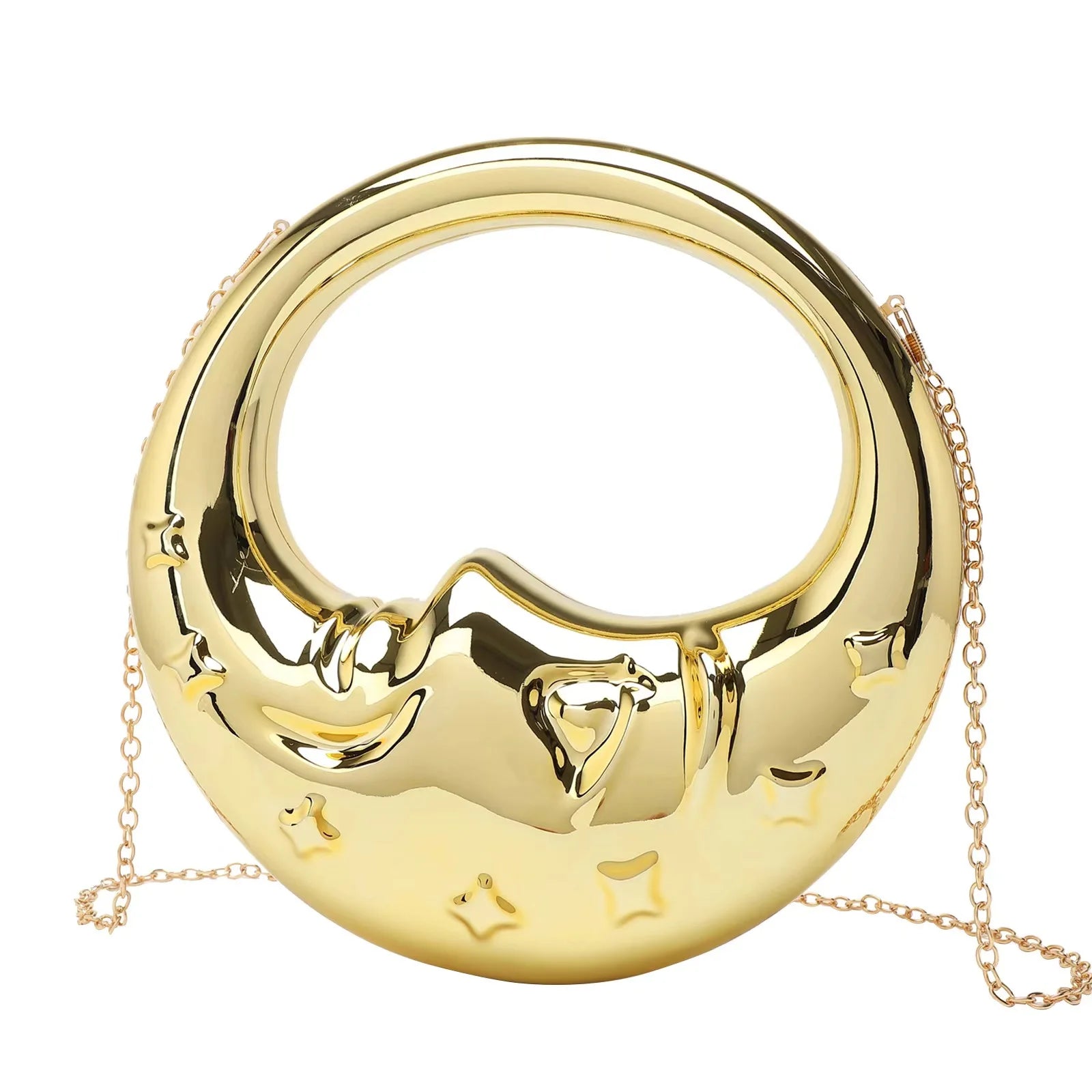Crescent Moon Clutch Bag