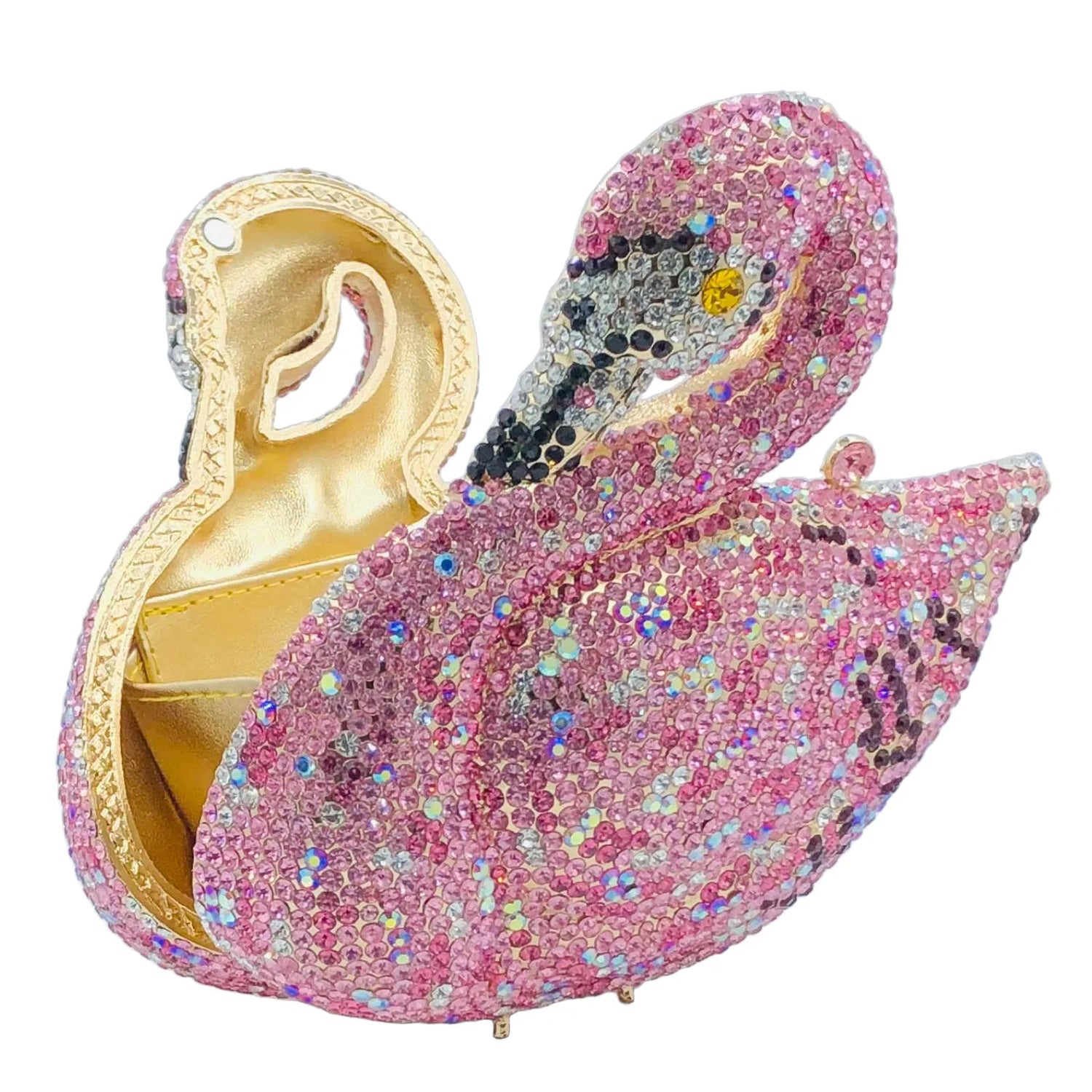 Flamingo Crystal Clutch