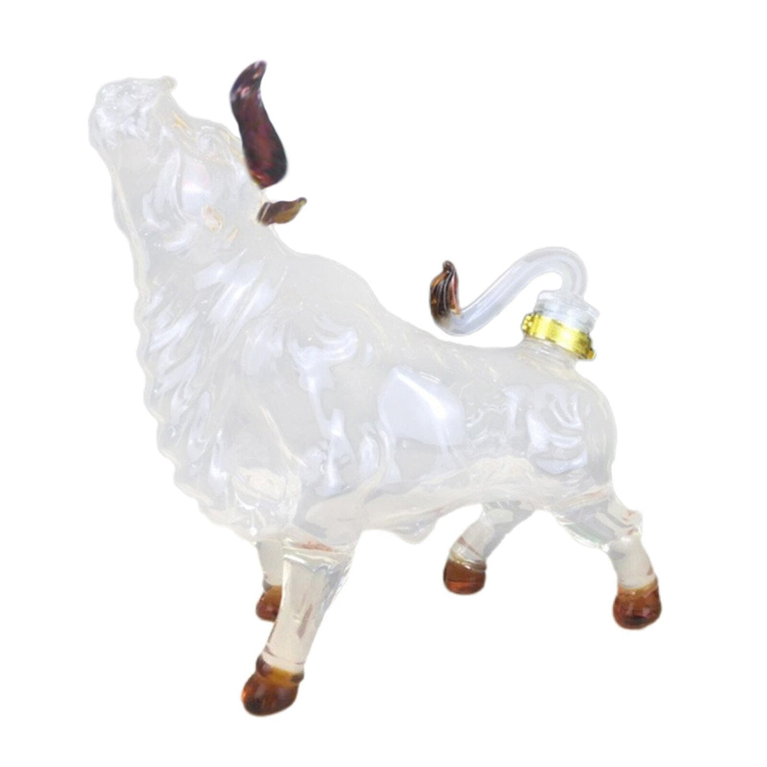 Bull Whisky Decanter - Floral Fawna