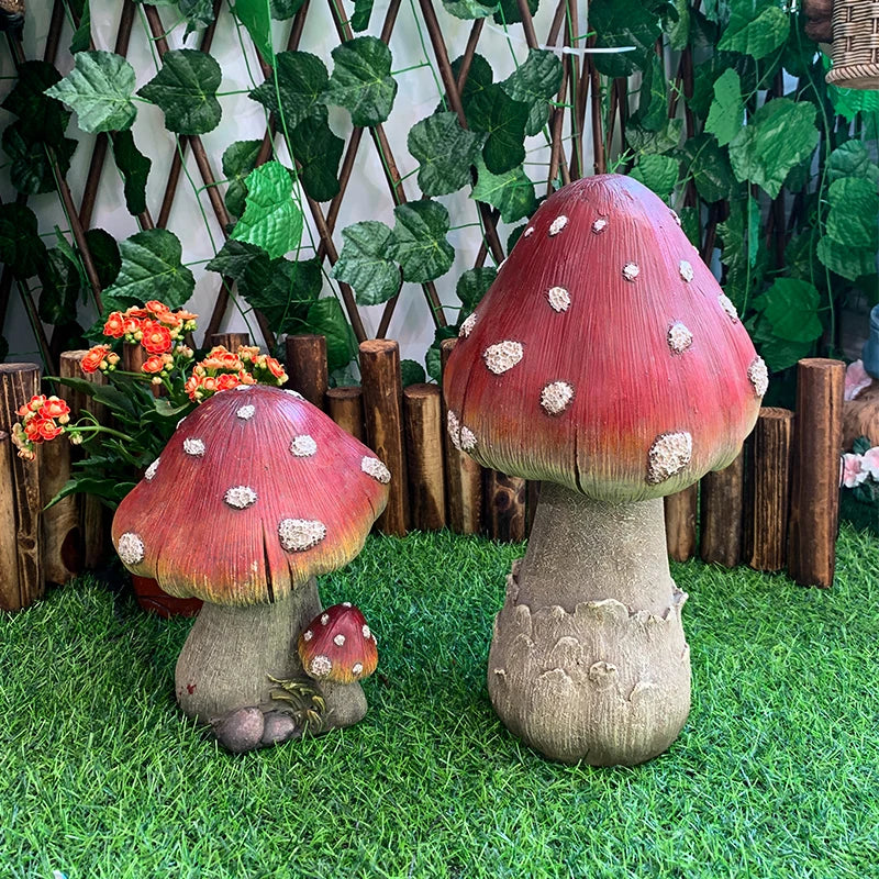 Mushroom Garden Ornament