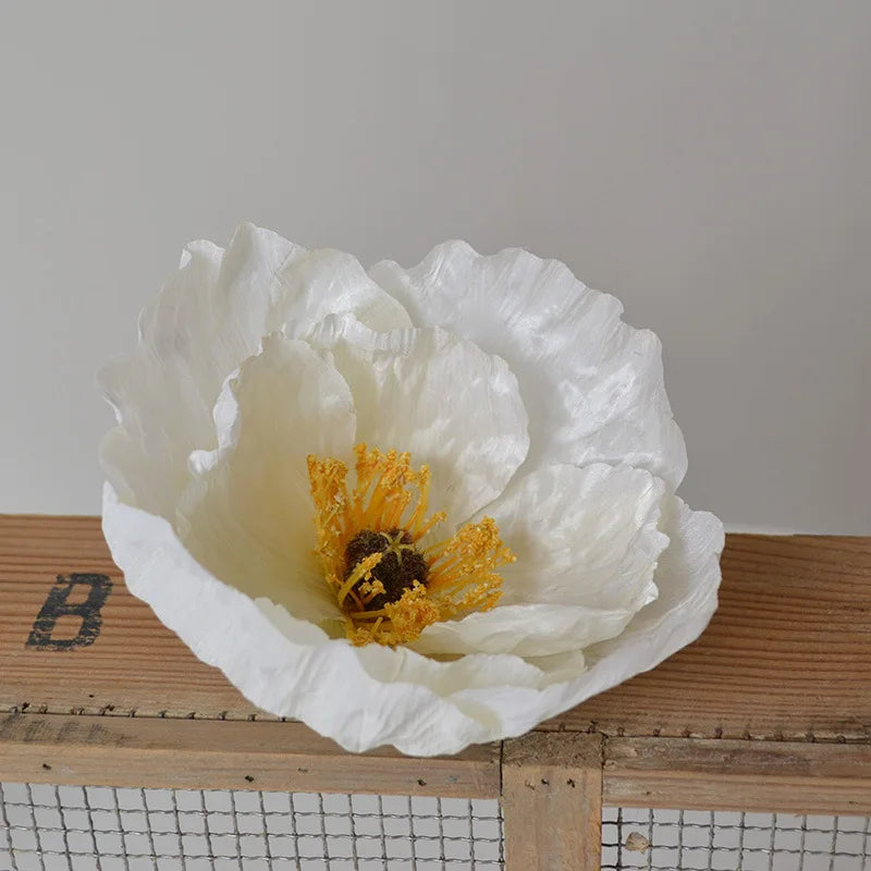 Artificial Poppy Flower Head