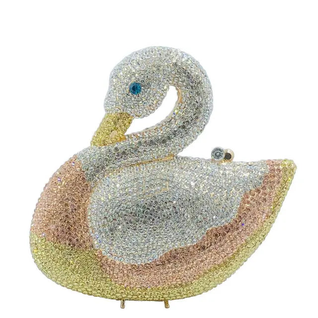 Flamingo Crystal Clutch