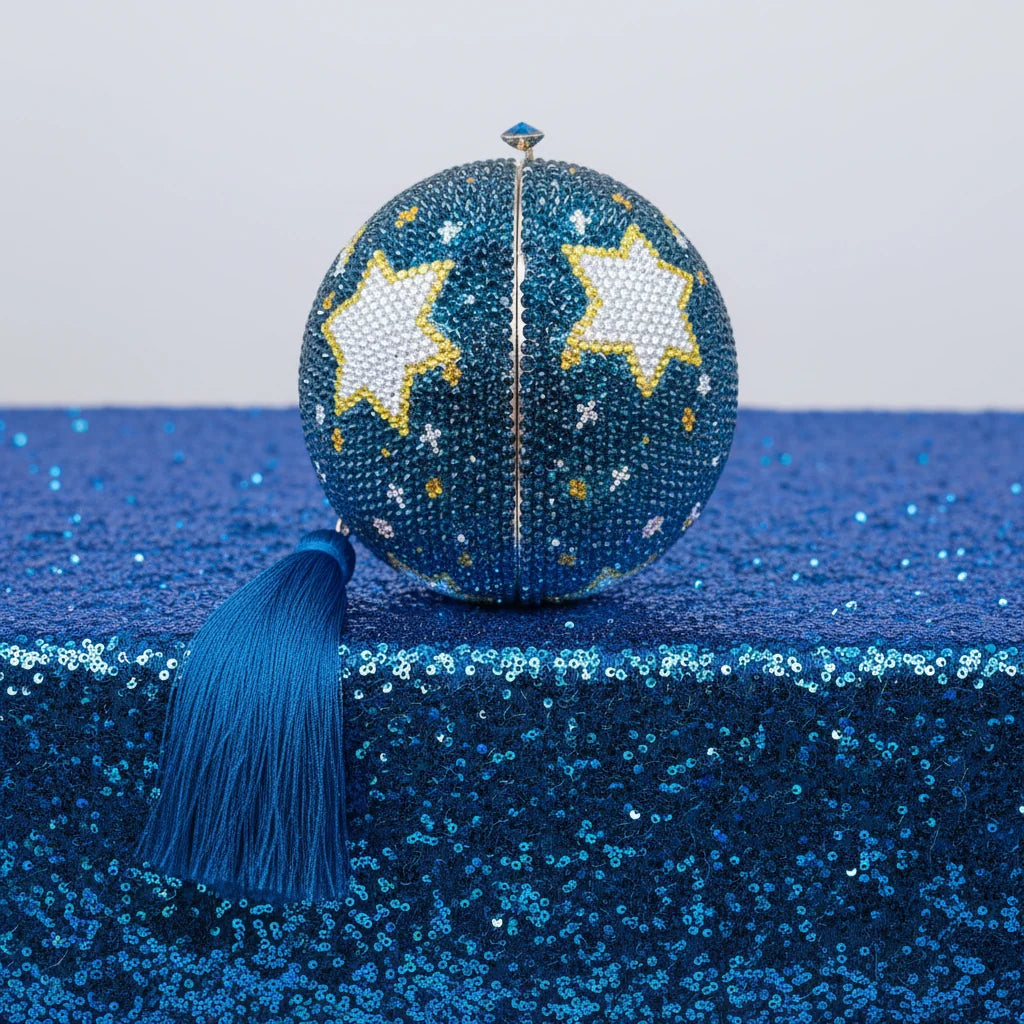 Celestial Sphere Rhinestone Bag
