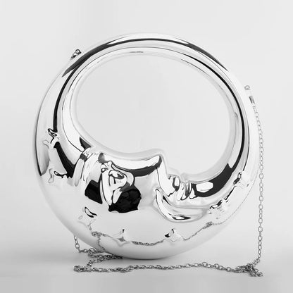 Crescent Moon Clutch Bag