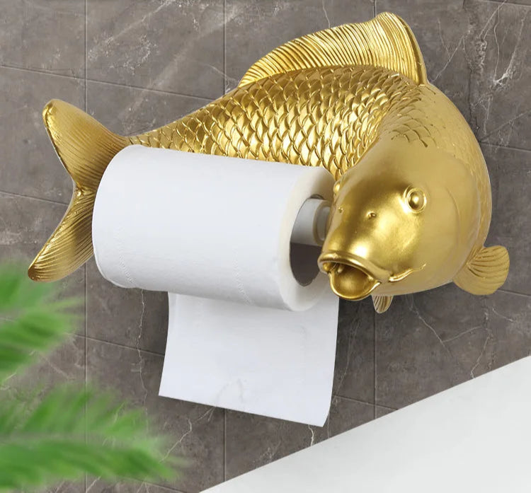 Koi Carp Toilet Paper Holder