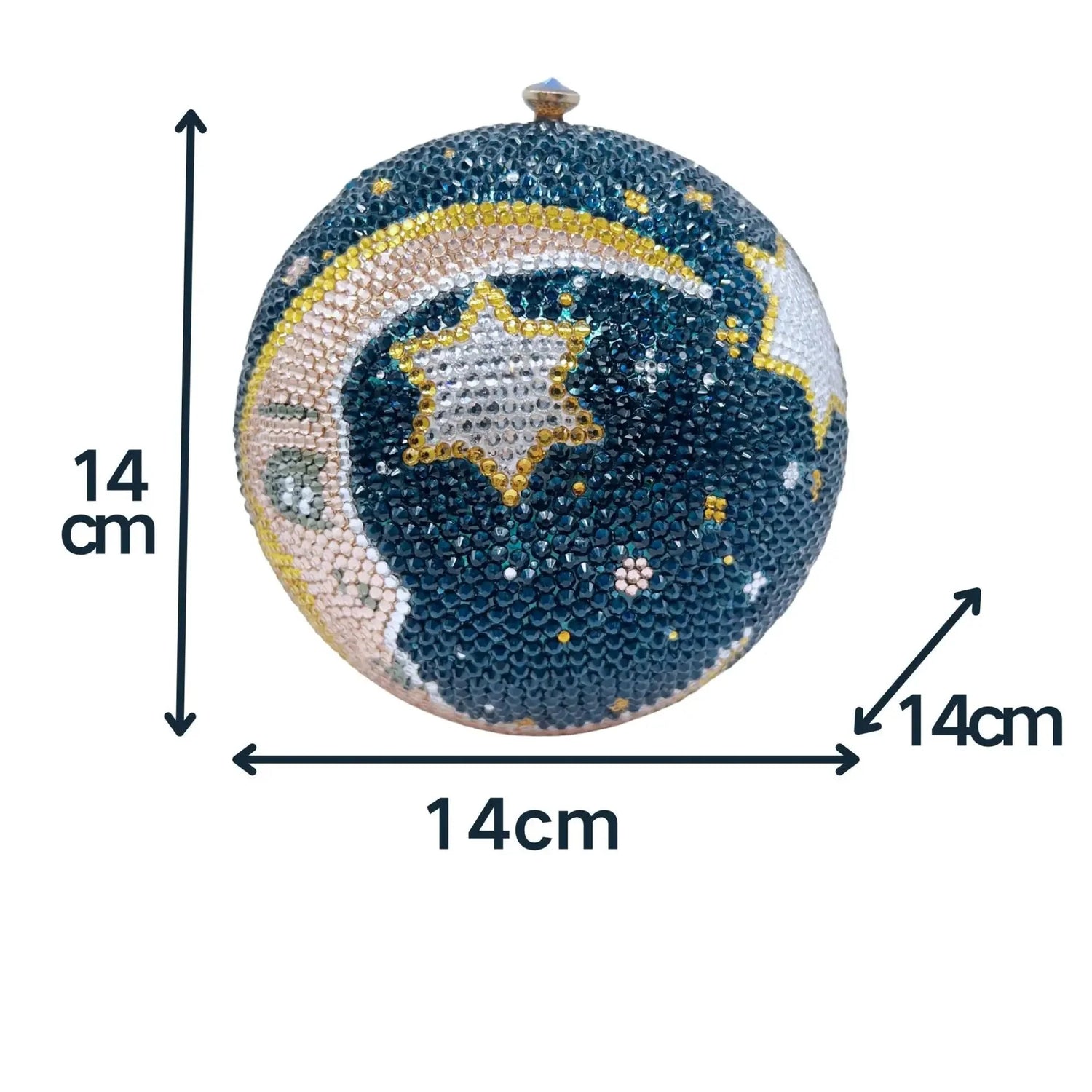 Celestial Sphere Rhinestone Bag