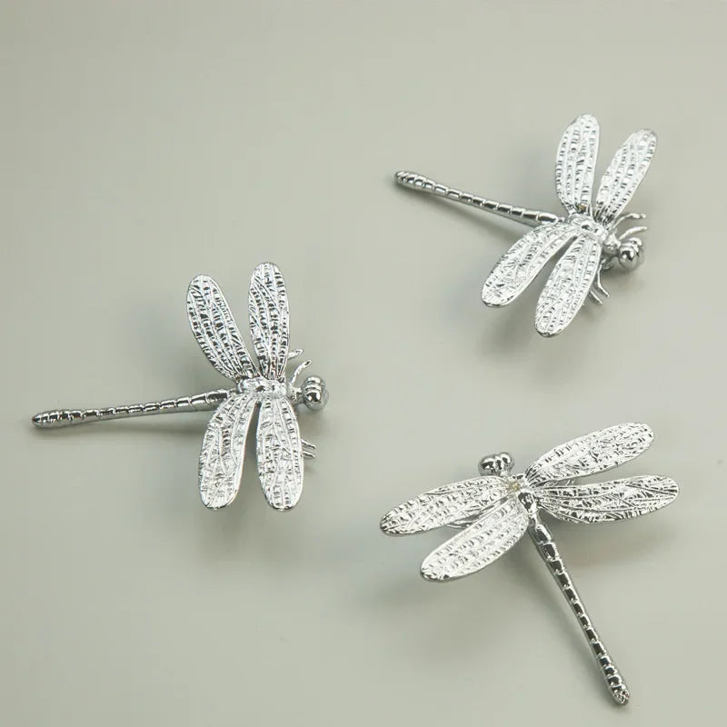 Dragonfly Brass Cabinet Handle