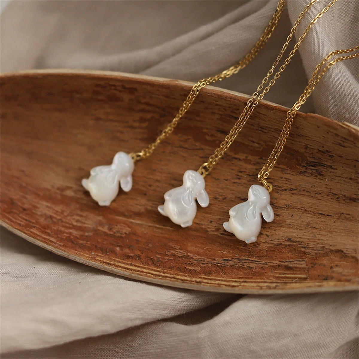 Rabbit Shell Necklace