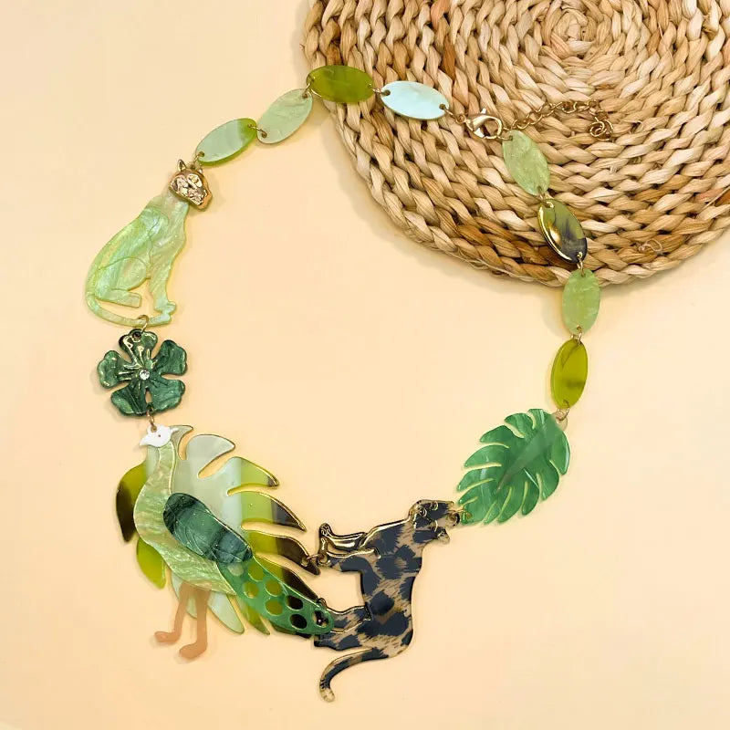 Statement Flora &amp; Fauna Necklace