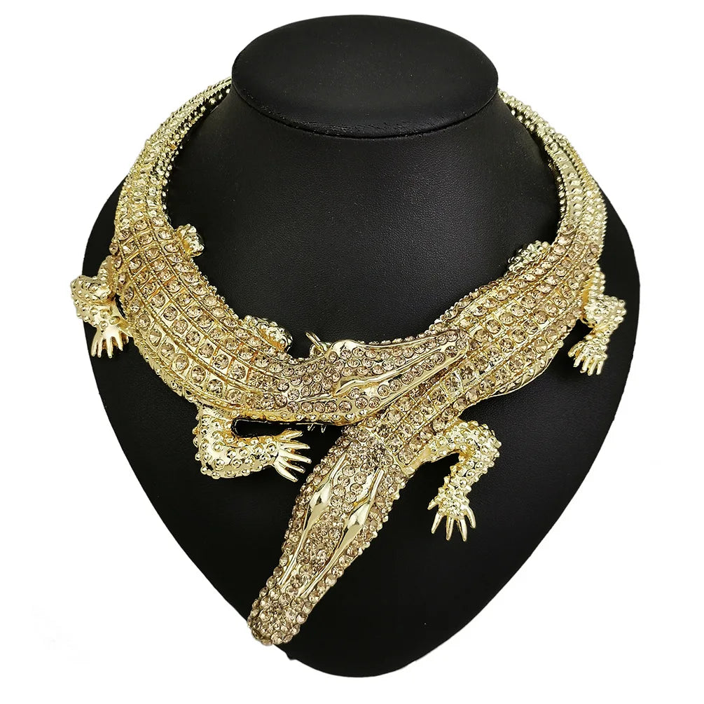 Statement Croc Necklace