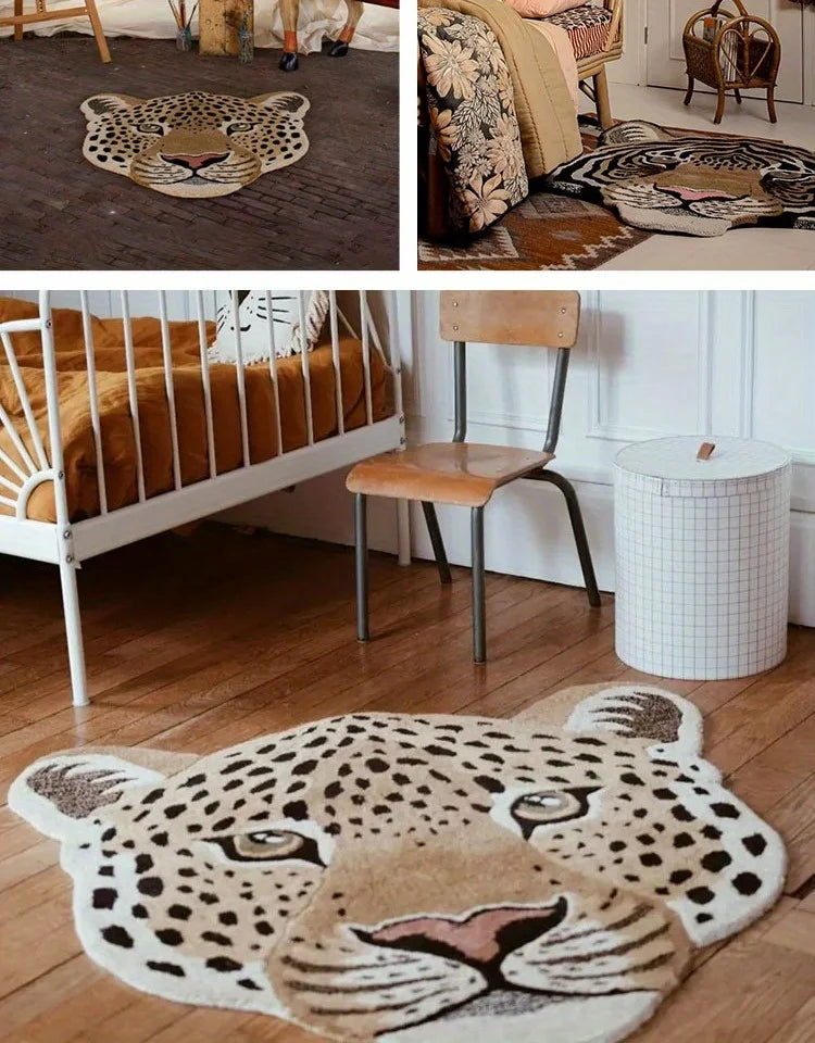 Big Cat Face Mat