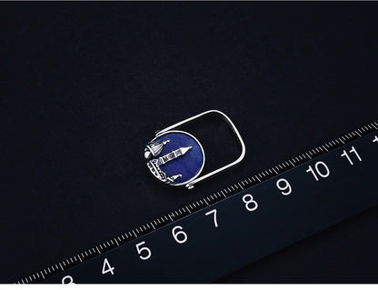 Sterling Silver Aventurine Cathedral Ring