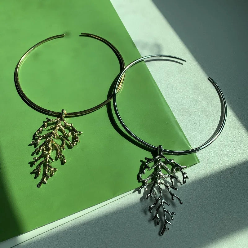 Coral Choker Necklace - Floral Fawna