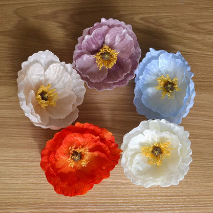 Artificial Poppy Flower Head