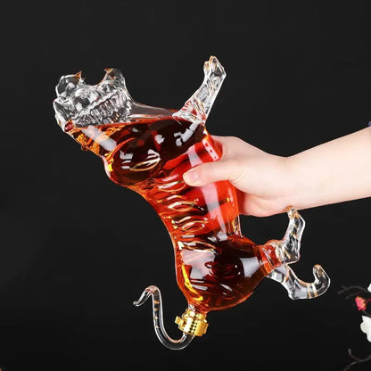 Tiger Glass Decanter