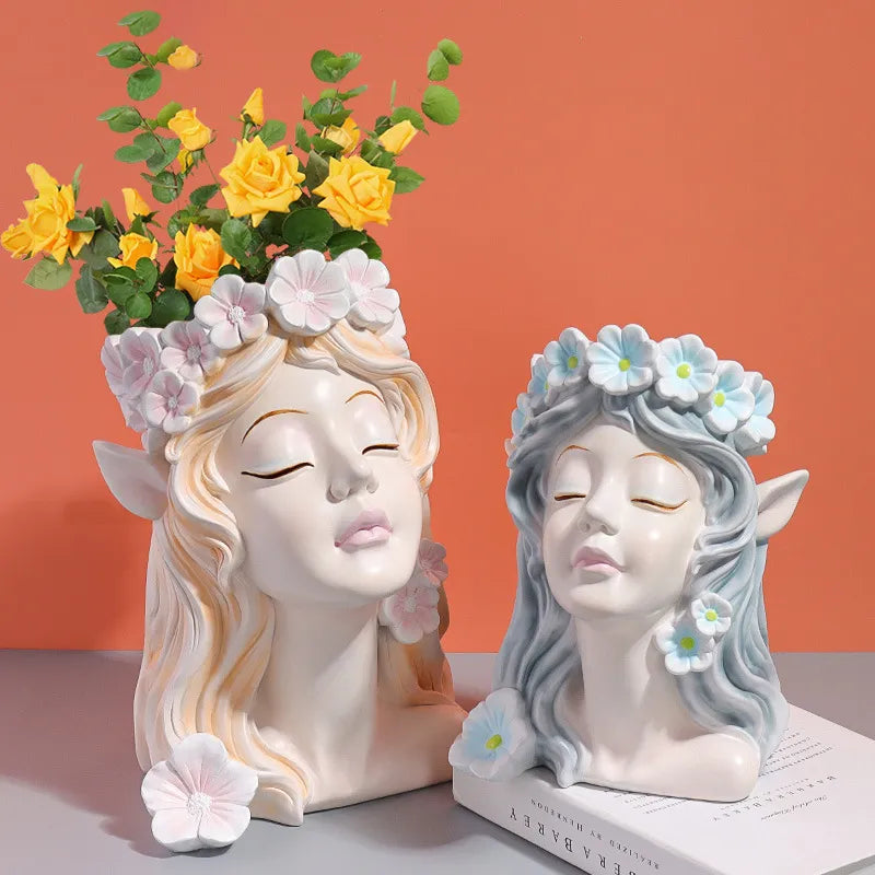 The Enchanted Flower Fairy Vase - Floral Fawna