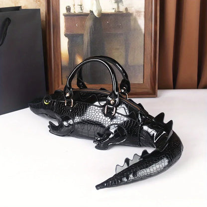 3D Alligator Crossbody Bag