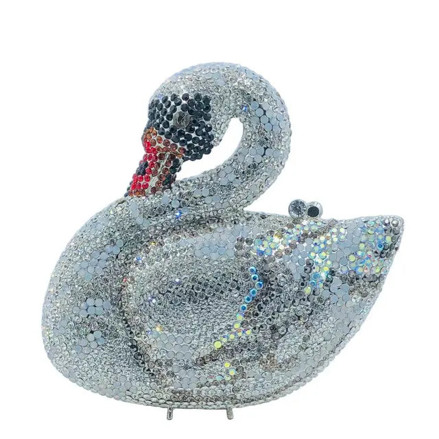 Flamingo Crystal Clutch