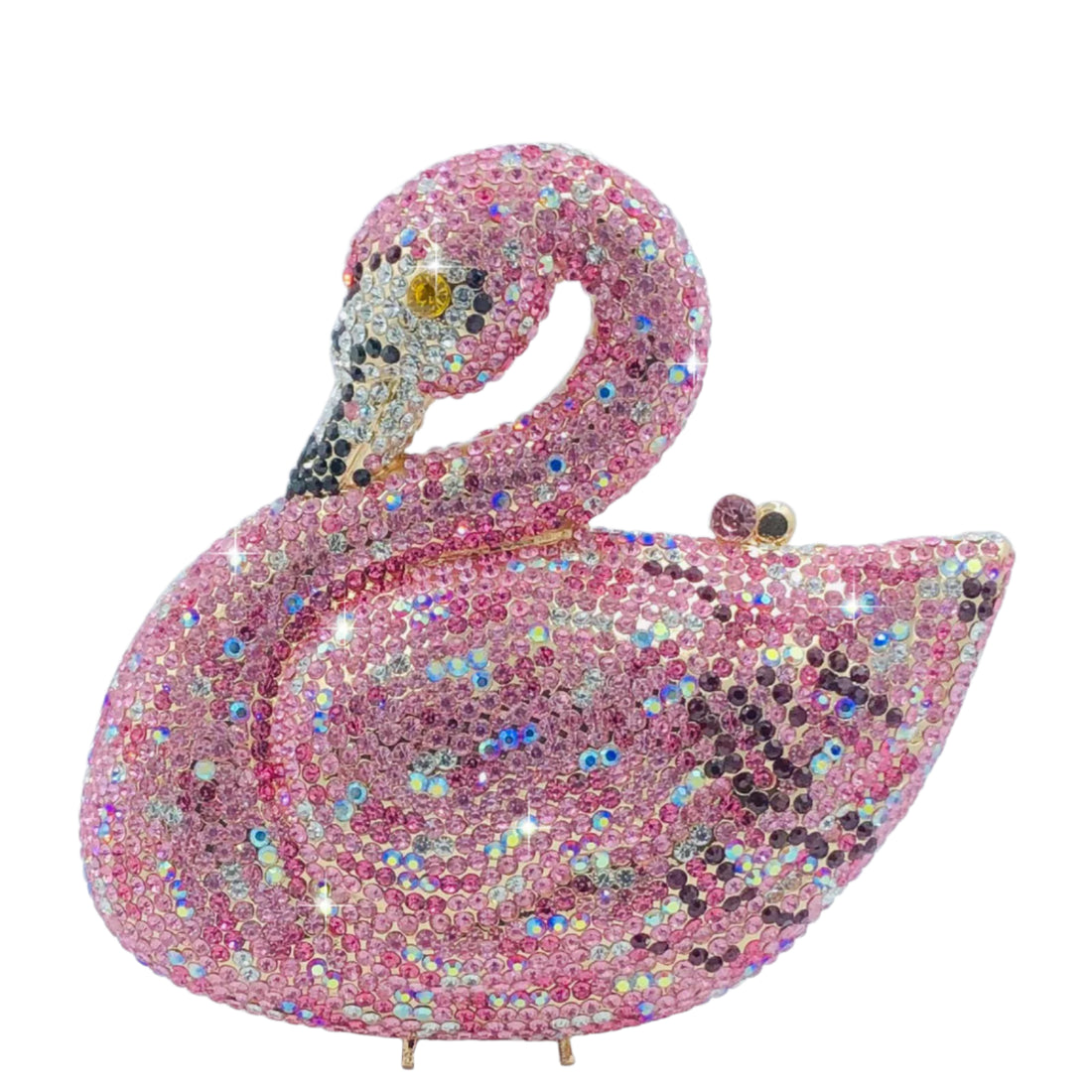 Flamingo Crystal Clutch