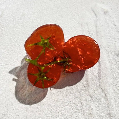 Vegetable Acrylic Hair Clip