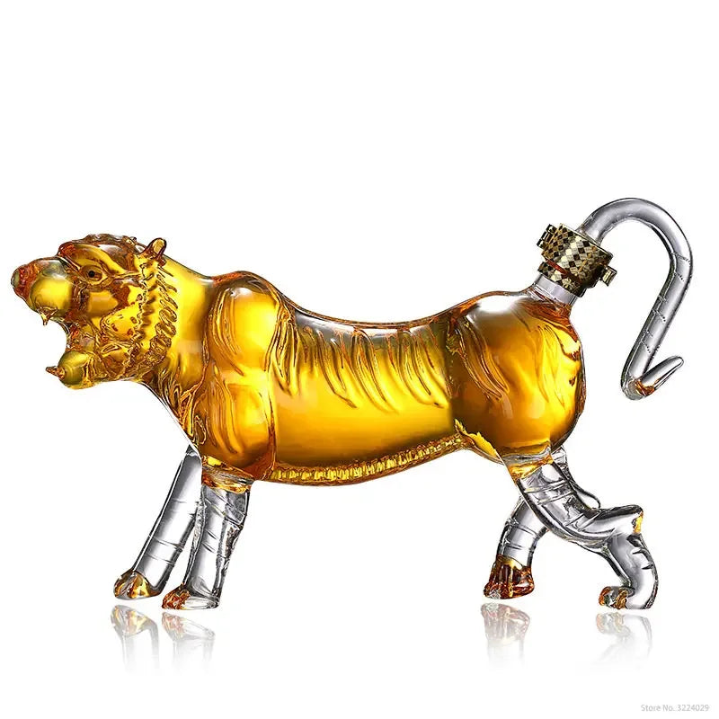 Tiger Glass Decanter