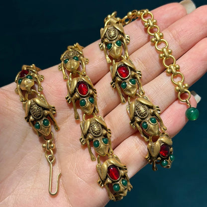 18K Gold Frog Plated Necklace