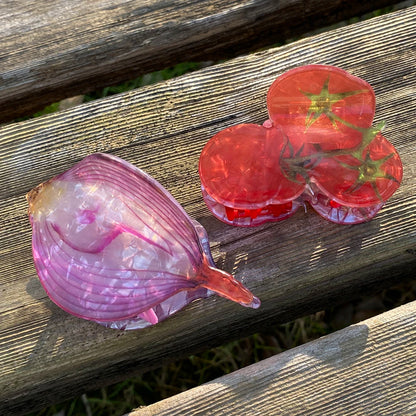 Vegetable Acrylic Hair Clip