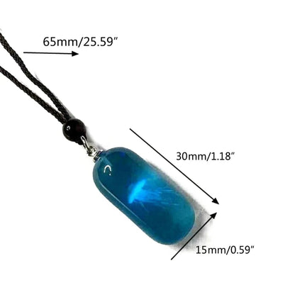 Glow In The Dark Jellyfish Necklace