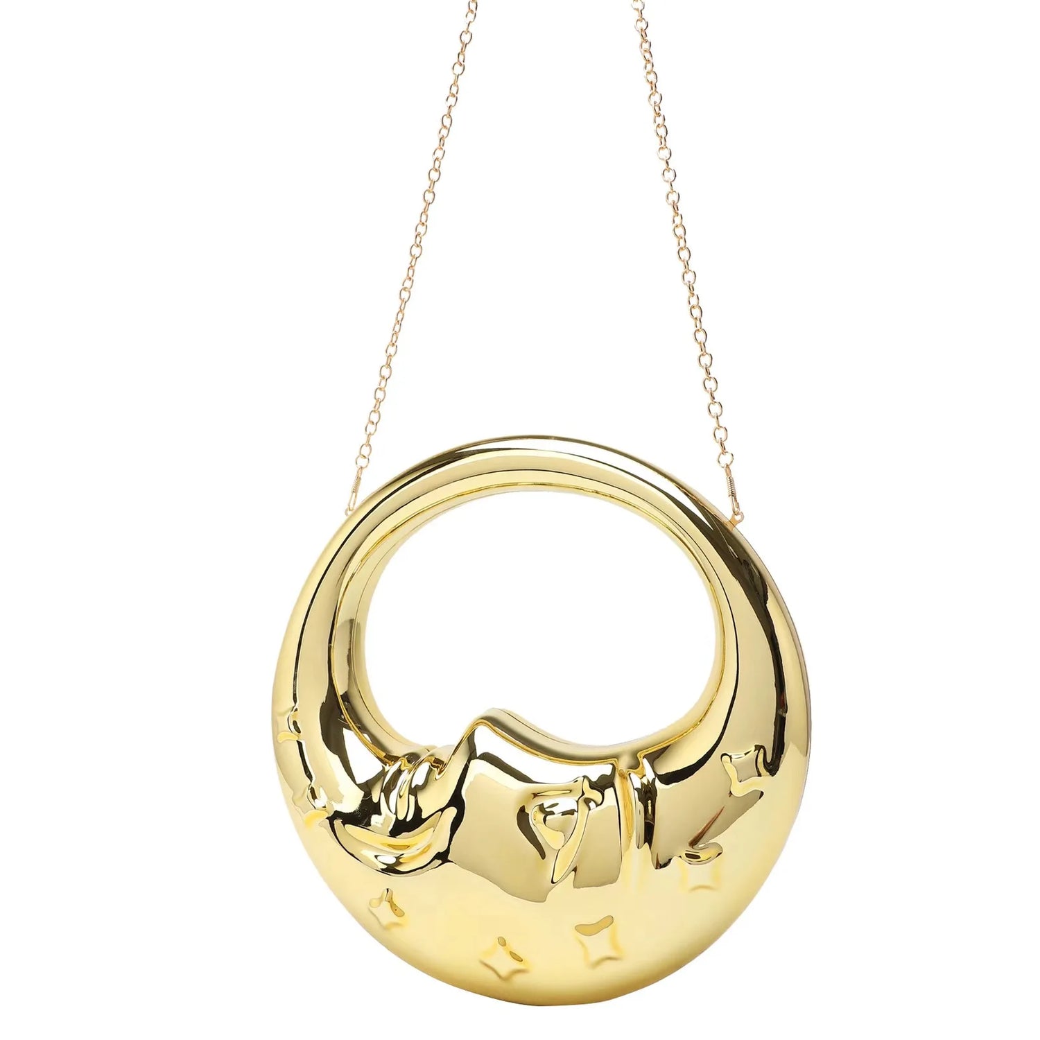 Crescent Moon Clutch Bag