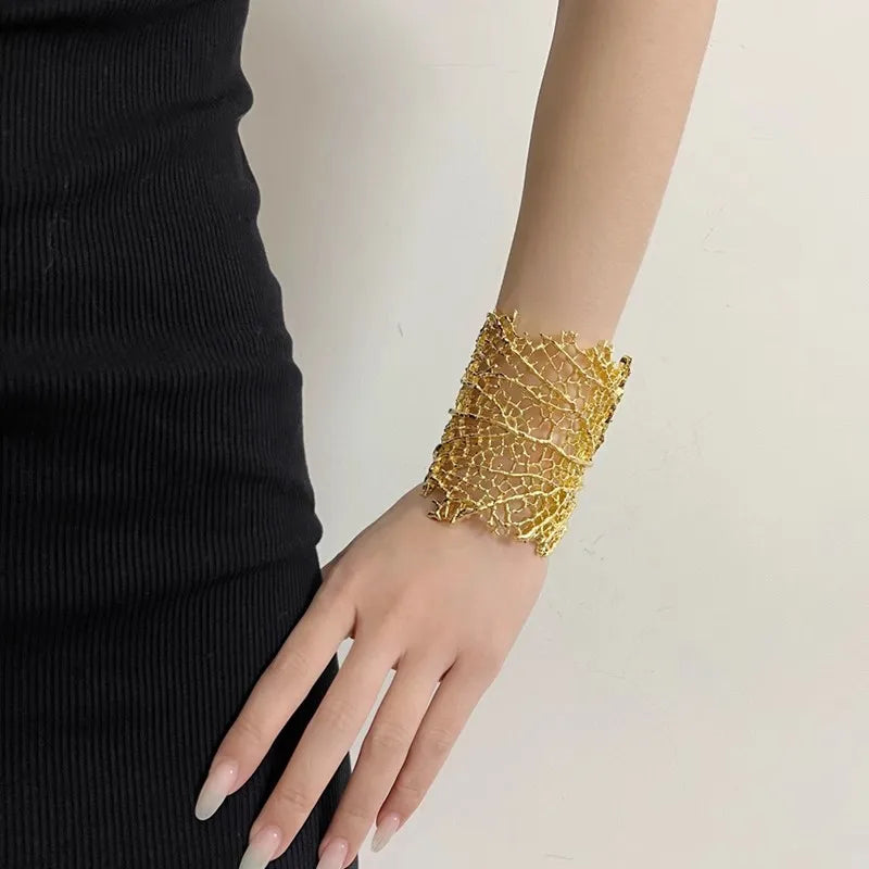 Coral Open Bracelet