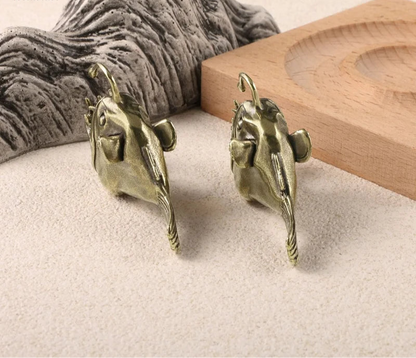 Anglerfish Brass Figurine