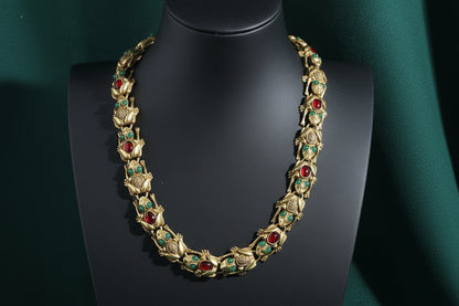 18K Gold Frog Plated Necklace