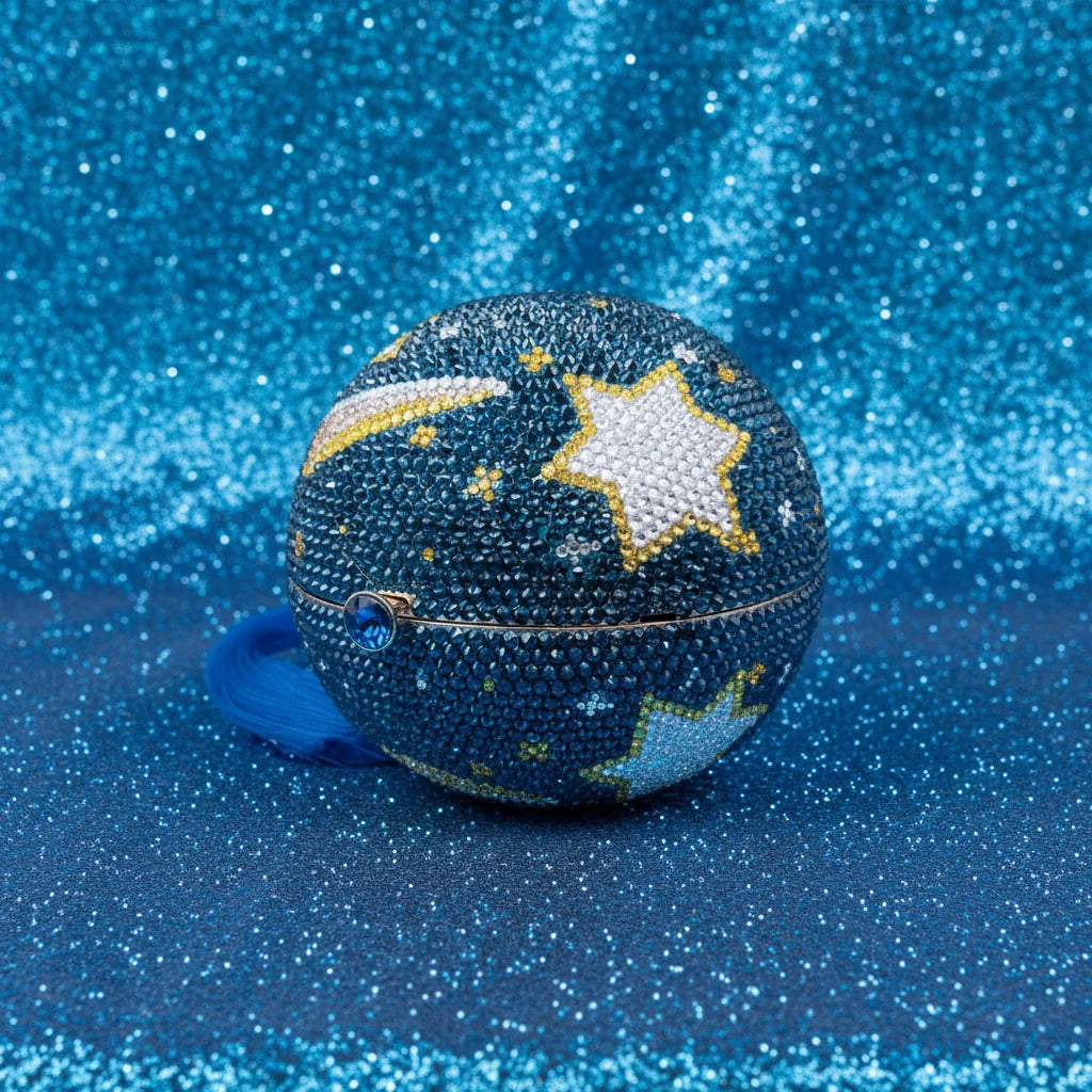 Celestial Sphere Rhinestone Bag