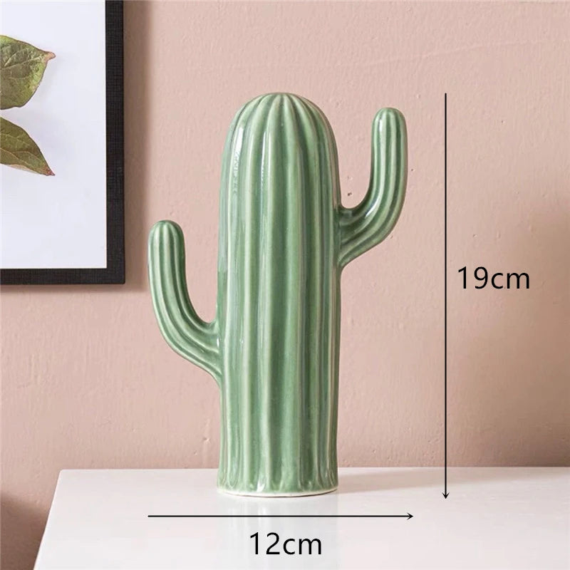 Ceramic Cactus Sculptures