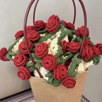 Red Rose Trim Circular Blanket